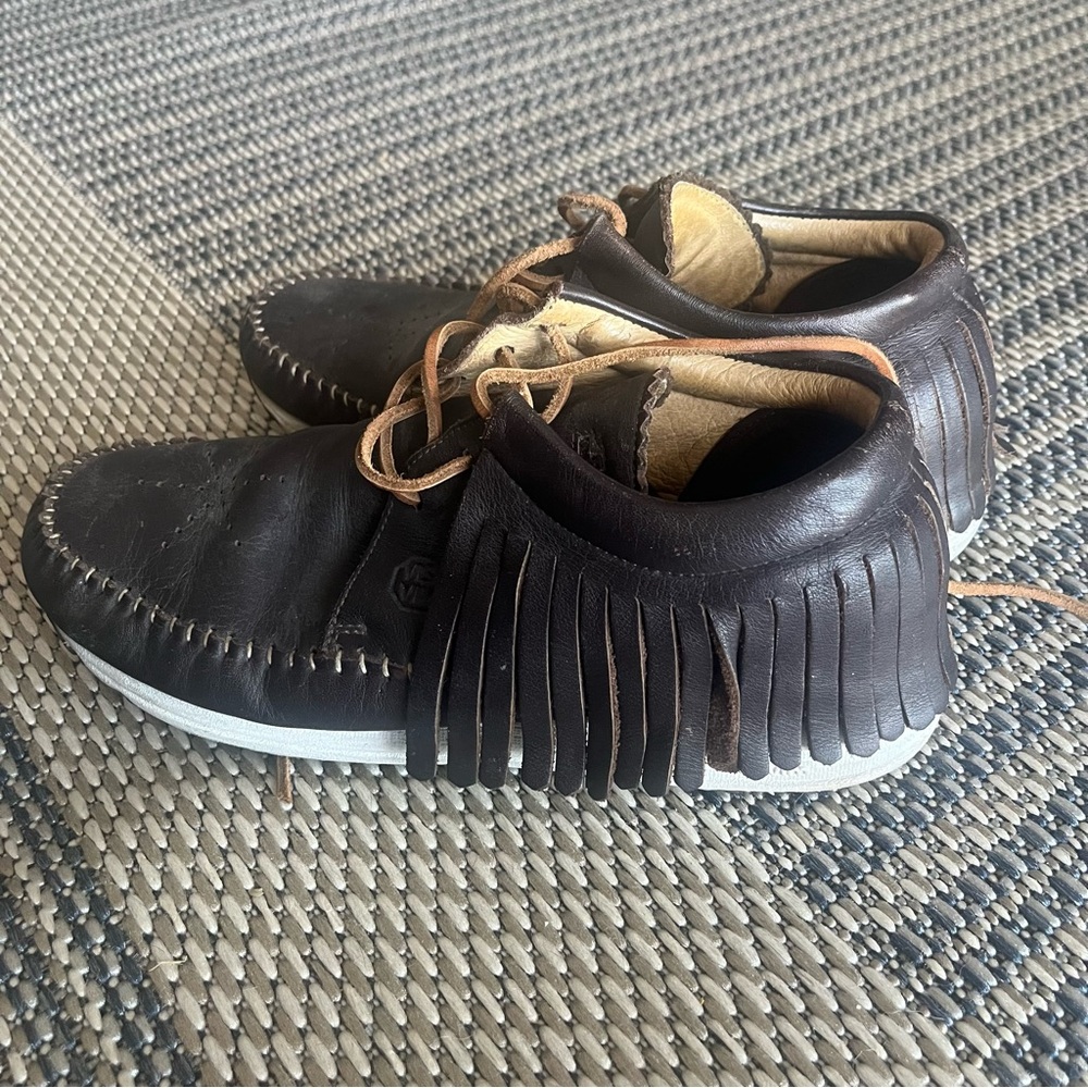 VISVIM Fragment Undercover FBT Leather Size 8 Brown shoes